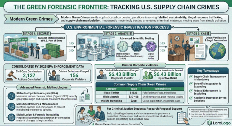 The Green Forensic Frontier: How U.S. Criminal Justice Programs Are Tracking Supply Chain Crimes