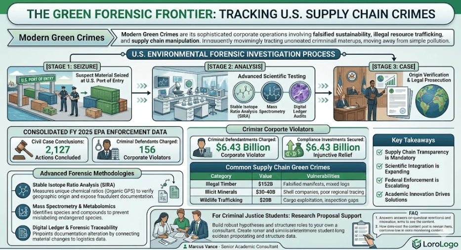 The Green Forensic Frontier: How U.S. Criminal Justice Programs Are Tracking Supply Chain Crimes